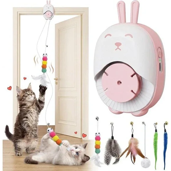 New Interactive Cat Toys for Indoor Cats, Automatic Hanging Cat Toys