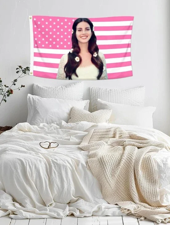 Lana Del Rey Wall Tapestry Flag