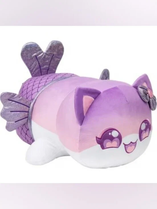 Aphmau MeeMoew Mermaid Jumbo Plush Toy - Purple Pink 