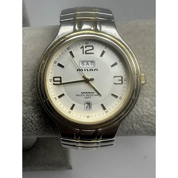 Milan MLN935‎ Mens Watch New Battery 38MM 7