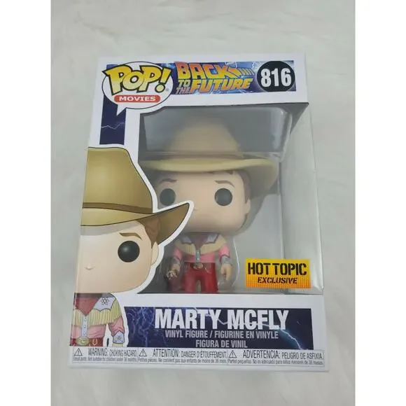 Funko Pop! Movie: Back to the Future ~ Marty McFly ~ 816 Hot Topic Exclusive