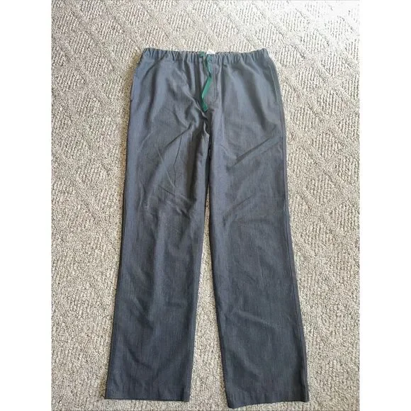 Figs Technical Collection Pants Mens Medium Gray‎ Scrubs Stretch Drawstring Work