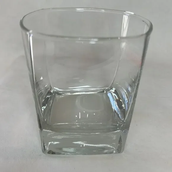 Johnny Walker Keep Walking 10 Oz Rock Glass 3 In Square 3 1/2 In Tall Scotch Bar