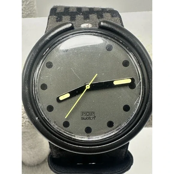 Swatch Mono Track‎ PWBB124 AG1989 New Battery 46MM 9.5