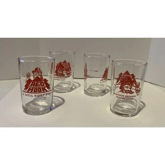 RED HOOK Brewery Tasting Glass BEER 3-1/2