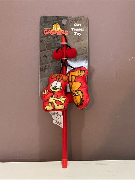 Garfield Cat Teaser Toy - Interactive Wand for Cats