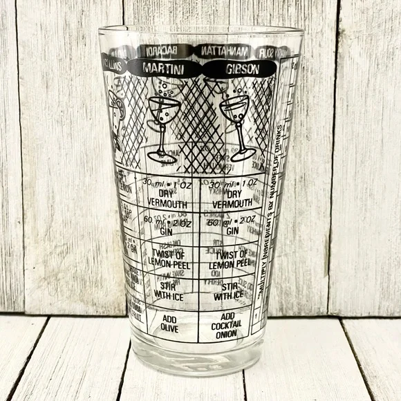 IRVINWARE Vintage Bar Cocktail Mixing Glass Tumbler