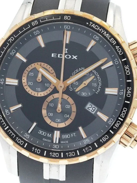 EDOX Grand Ocean 10226-357RCA-NIR Chronograph black Dial Quartz Men's