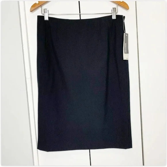Kenneth COLE Reaction Black Lined Skirt Sz 6