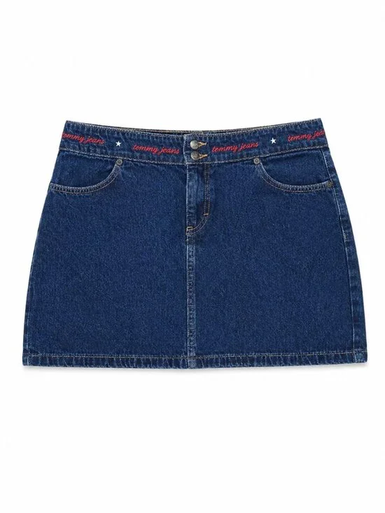 Tommy Jean's Y2K Mini Dark Denim Skirt, Size 11