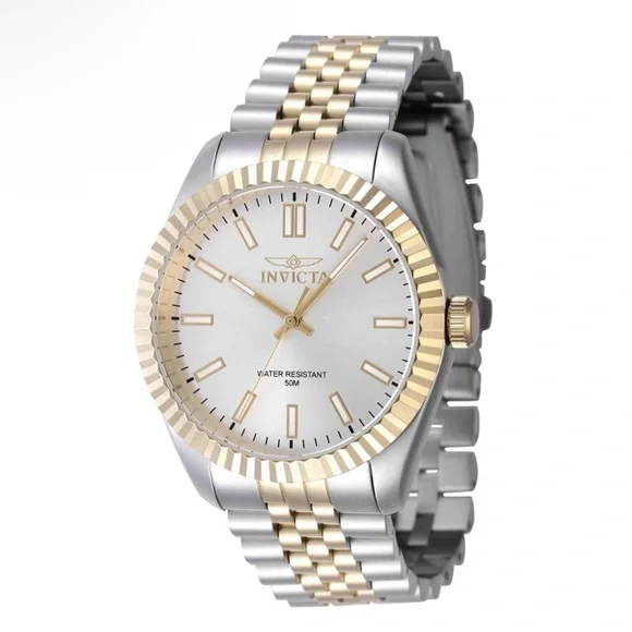 New Invicta Men’s Specialty Quartz Silver Dial Watch, Model 47484
