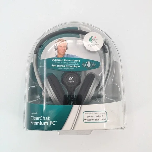 Logitech ClearChat Premium‎ PC Headset Noise Canceling BRAND NEW