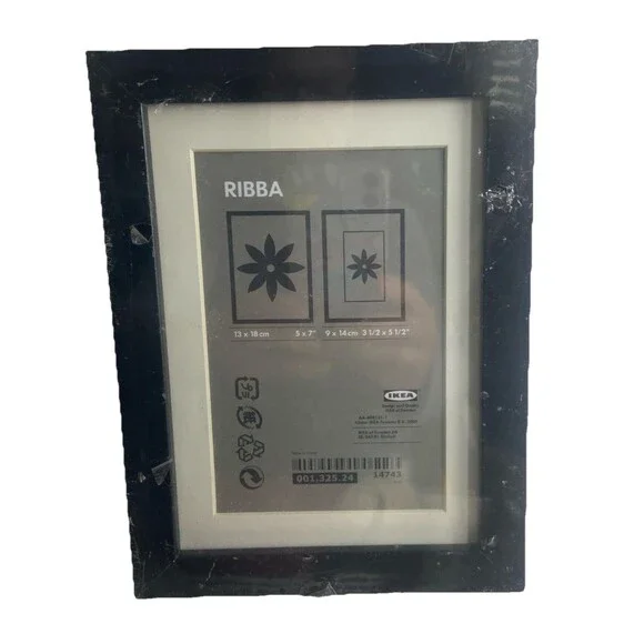 IKEA Ribba Black Frame Picture 5