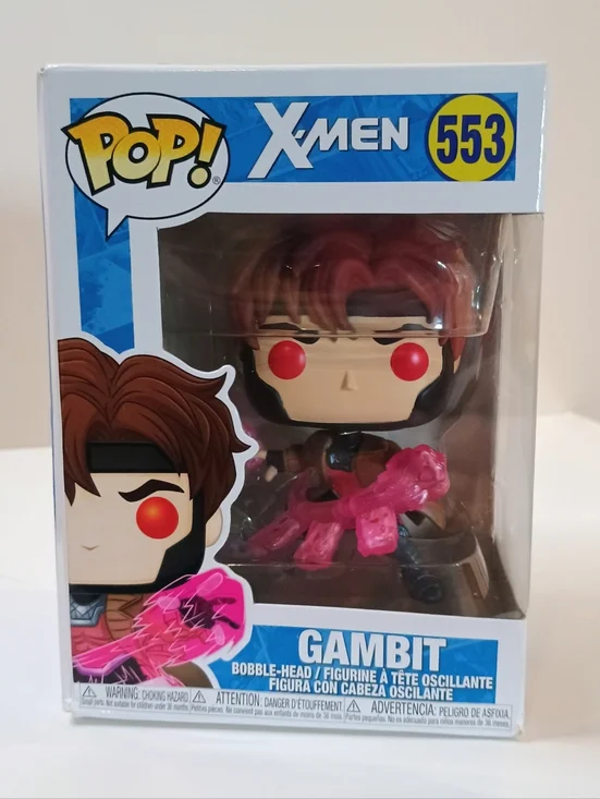 Funko Pop! Marvel  Gambit Vinyl Figure with Pink Energy Effect