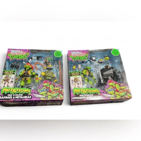 Leonardo vs Mechazoid Action Figures