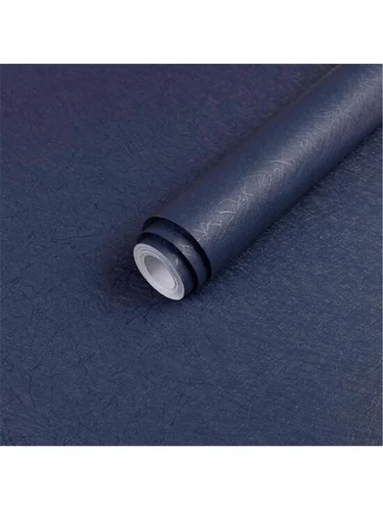Dark Blue Peel Stick Wallpaper Removable Self Adhesive Vinyl Contact Paper Roll