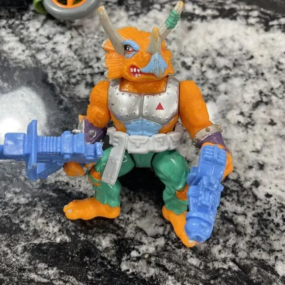 1990 Triceraton Teenage Mutant Ninja Turtles TMNT Vintage Action Figure