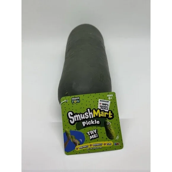 Squishy Pickle Jumbo Smushmart Toys Viral Tik Tok Sensory Fidget Large NEW