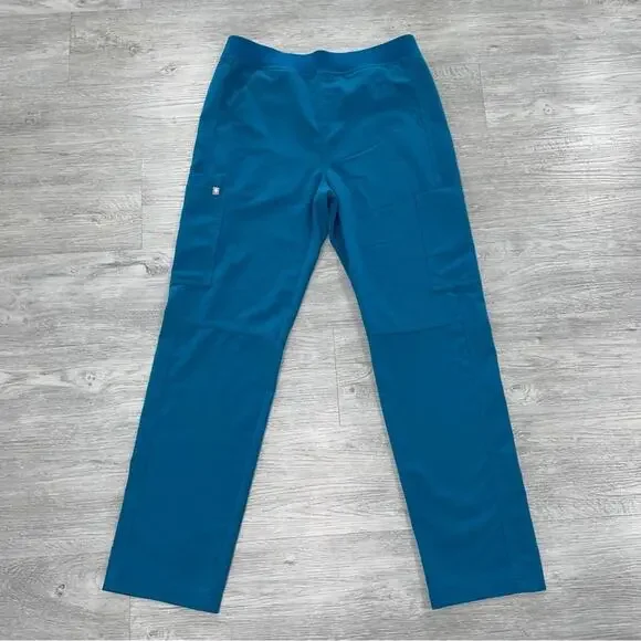 FIGS Axim Cargo Scrub Pant Men’s Medium Blue T2001 Technical Collection