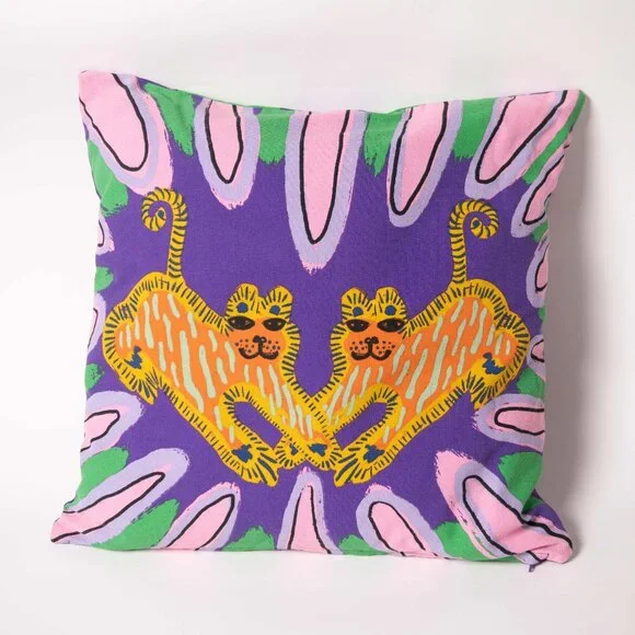 IKEA Buskvicker Square Cats Outdoor Pillow & Insert (305.826.95)