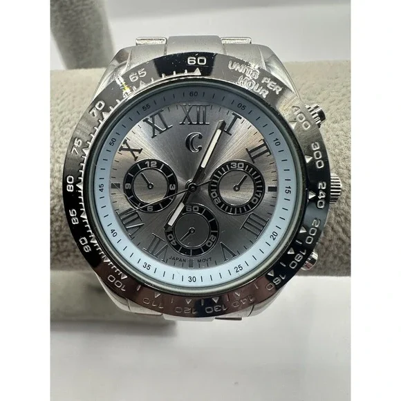Charming Charlie RY4039slguaq‎ Mens Watch New Battery 40MM 7
