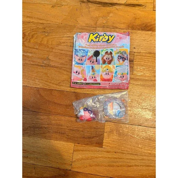 Kirby Gashapon Mystery Bag Opened Doctor Kirby Mini Figurine