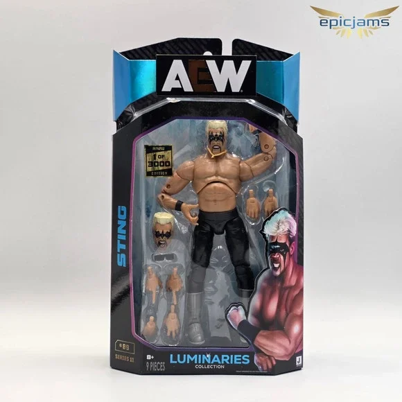 AEW STING Luminaries Collection Series 11 #89 Rare 1 of 3000 Action Figure New