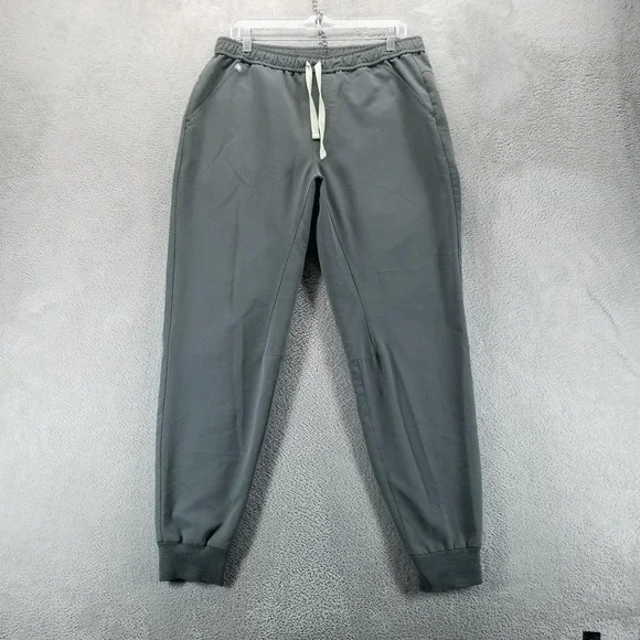 FIGS Jogger Pants Mens L Gray Technical‎ Collection Elastic Waist Pockets