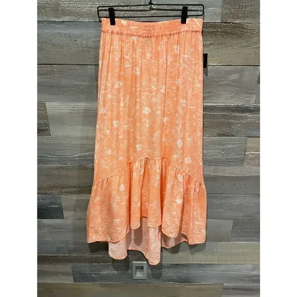 INC XS NWT peach trumpet style loose fit skirt