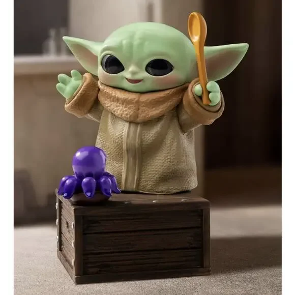POP MART Star Wars Grogu Tiny Mighty Figure, Gluttonous Octopus, Open Bx, New