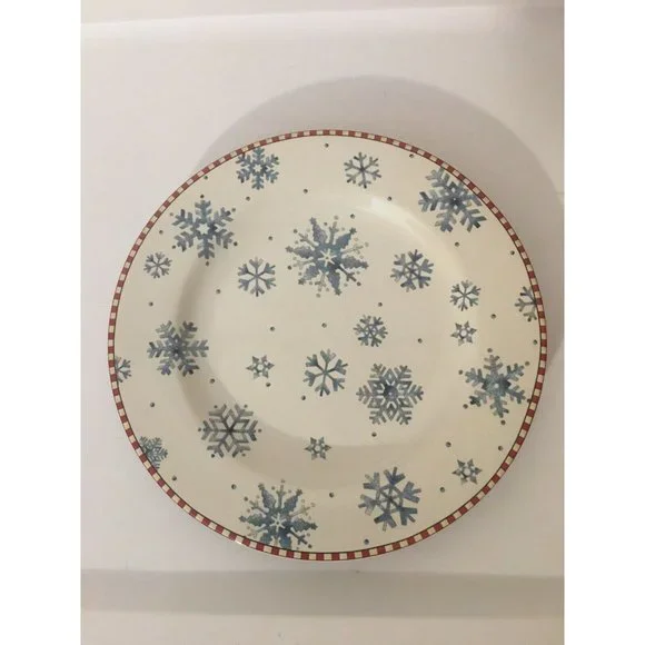 2 SAKURA SNOWFLAKE BY DEBBIE MUMM RED‎ CHECKERED 8 1/8