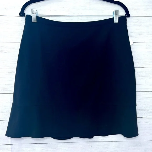 The Limited Flare Hem Pencil Skirt Y2K Black Size 10 💗