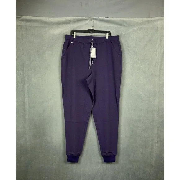 Figs Tansen Jogger 2.0 Scrub Pants Mens Size 2XL TALL Purple Shadow NWT