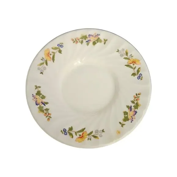 Aynsley Cottage Garden Bone China Saucers Set of 5 England Floral
