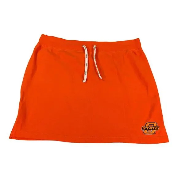 Starter Oklahoma State Cowboys Orange Sweat Skirt Medium