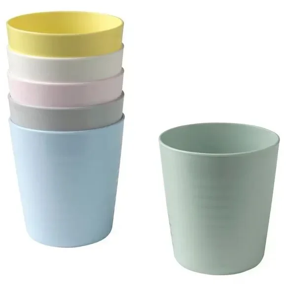 IKEA KALAS Toddler/Little Kids & Kids Tumbler Cups 6-Pack Set, mixed colors
