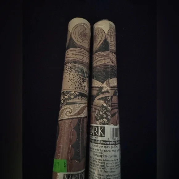 Vintage: NEW Two Rolls of York Prepasted Decorative Border HN4542B R-02