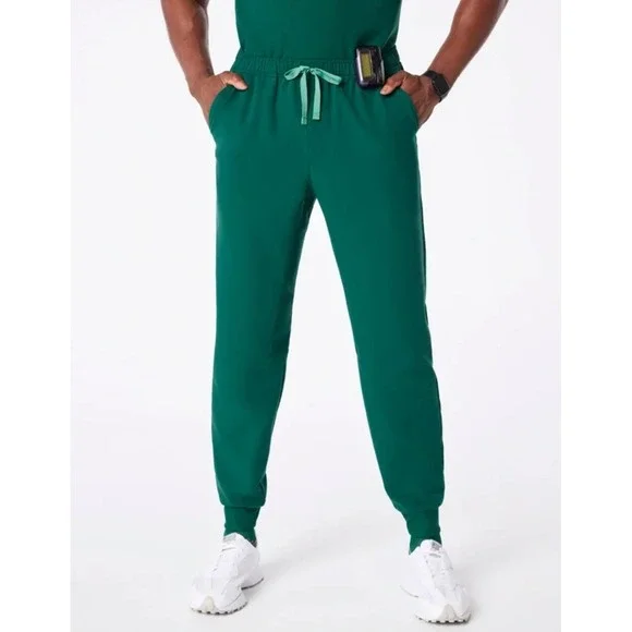 FIGS Tansen Jogger Scrub Pant Men XS/S Green Technical Medical Nurse Doctor