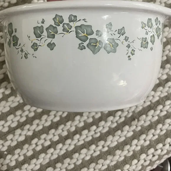 Corelle Coordinates Callaway Bowl GREEN IVY 1.5 qt Casserole‎ Dish Stoneware