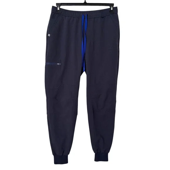 FIGS Mens Medium Scrub Pants Navy Blue Leon Technical Jogger M22SW2001 PO 2340