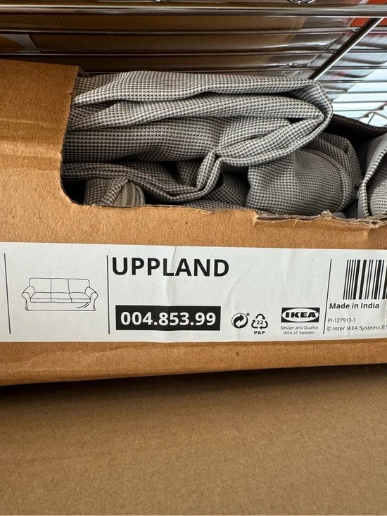 Brand New! IKEA UPPLAND Gray Fabric Sofa Cover.