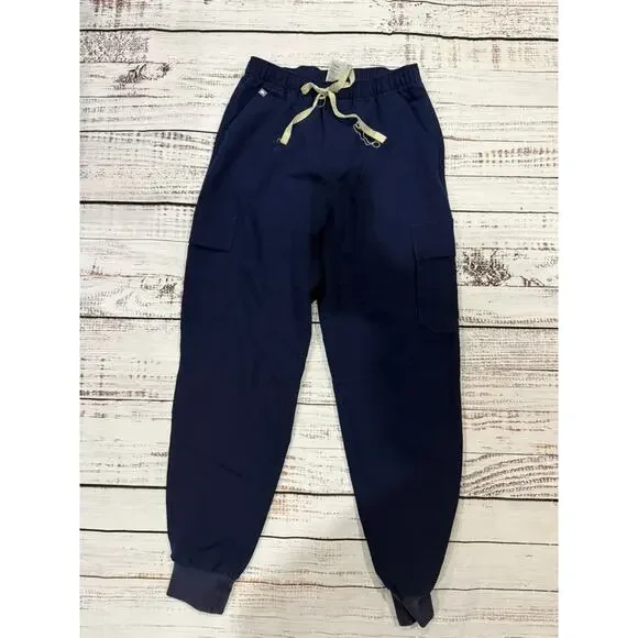FIGS Men's Tansen Scrub Jogger Pants Size‎ Small Navy Blue Technical Collection
