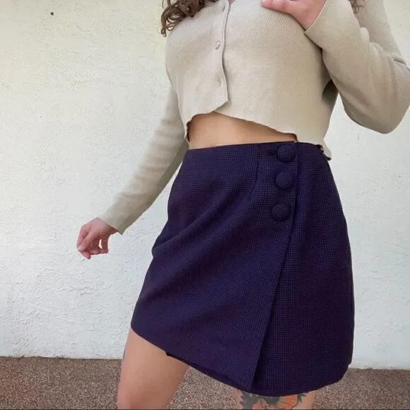 ✨ 90s Micro Plaid Mini Skirt ✨