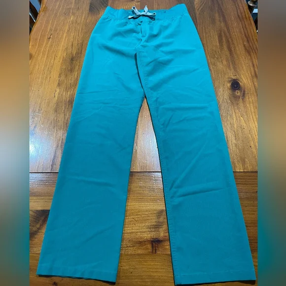 FIGS UNISEX Nursing DR Technical Collection Green Scrubs Pants Bootcut Size‎ XS