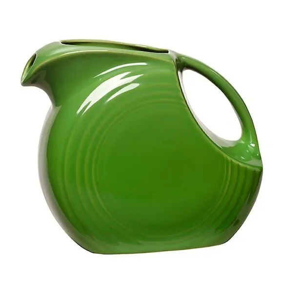 Fiestawear Retired Disk Drink Pitcher Green 67 ounces