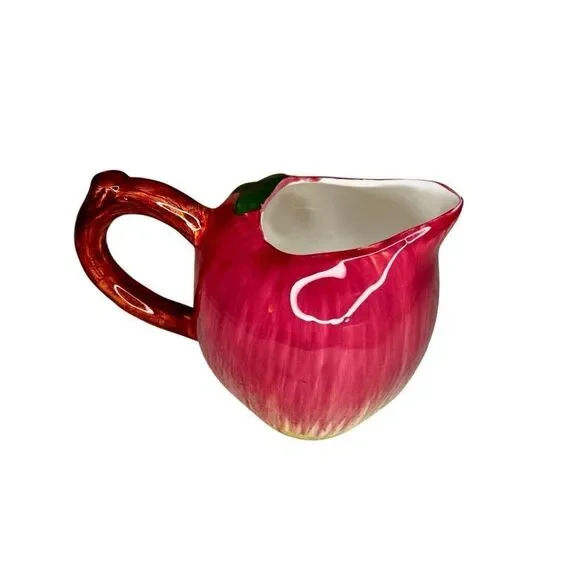 Vintage Apple Creamer Pitcher EUC