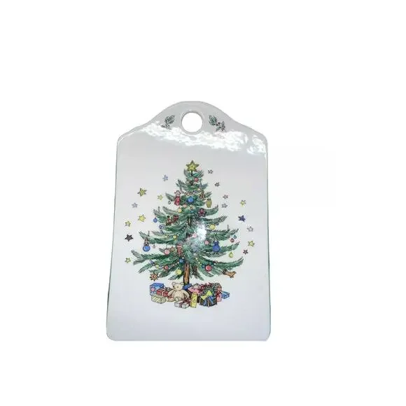 Spode Christmas Tray Hanging Trivet Cheese Board Serving size 6