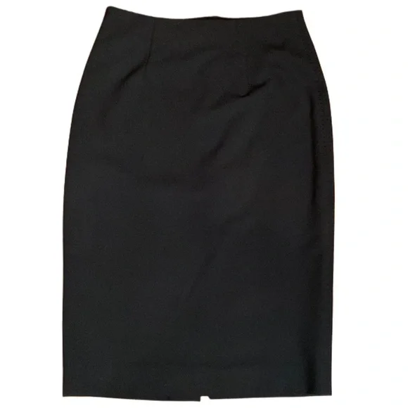 REBECCA TAYLOR BLACK pencil skirt size 2