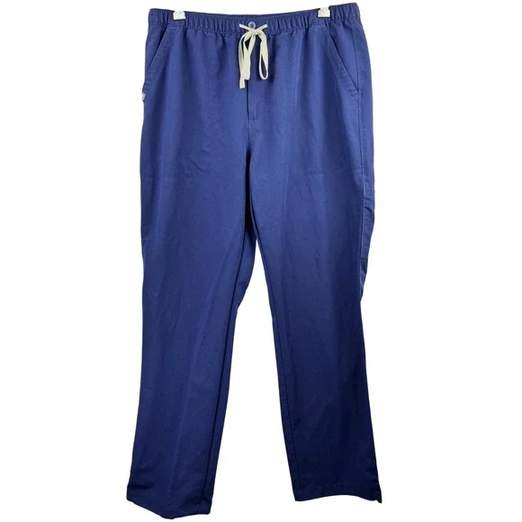 FIGS Scrub Pants Mens Large Tall Navy Blue Technical Collection 1001246T