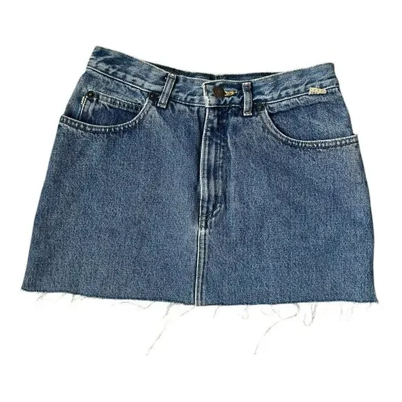 Y2K Skirt Denim Mini Concert Festival Western Coachella Stagecoach Rodeo 7/26